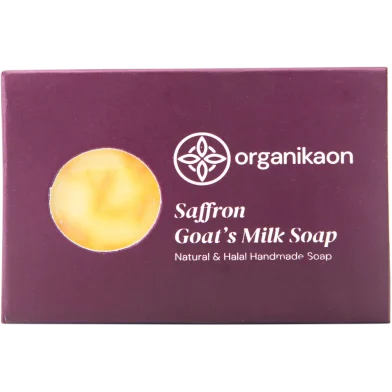 Organikaon Saffron Goat Milk Soap for Radiant Skin - Rokomari product